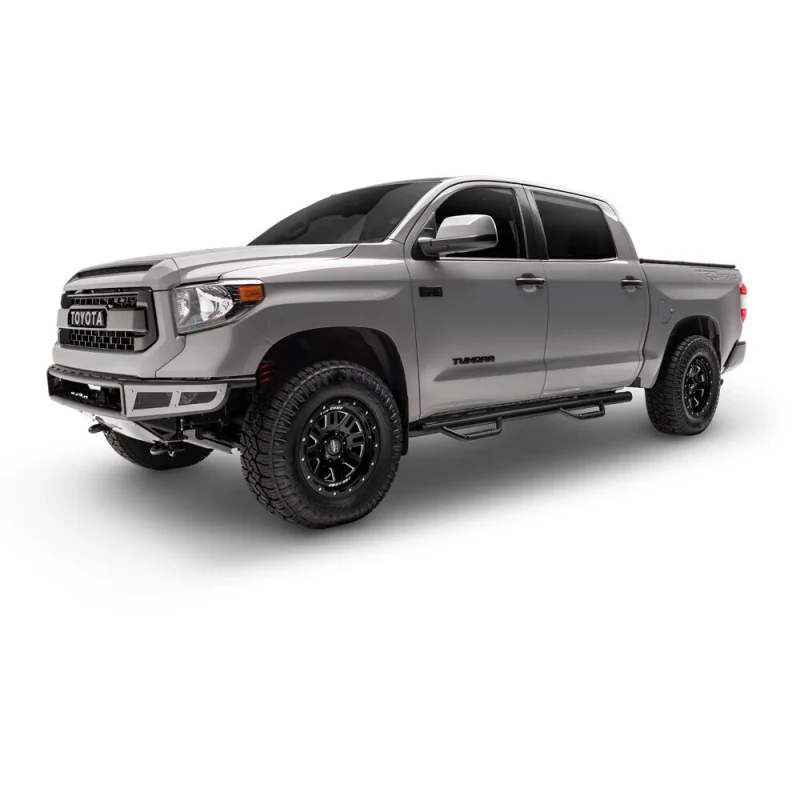 N-Fab Wheel To Wheel Side Steps Gloss Black Steel Model F9584V - Image 4