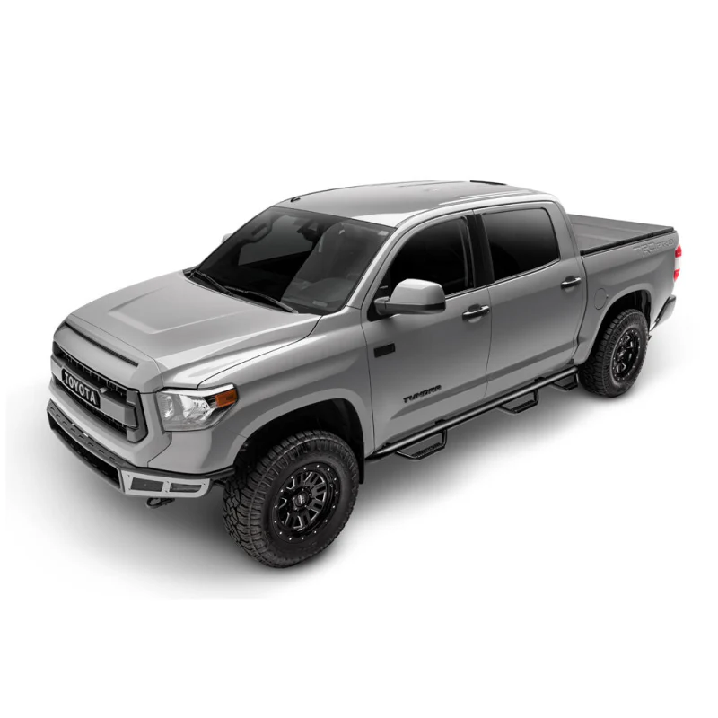 N-Fab Wheel To Wheel Side Steps Gloss Black Steel Model G1583CC-6 - Image 2