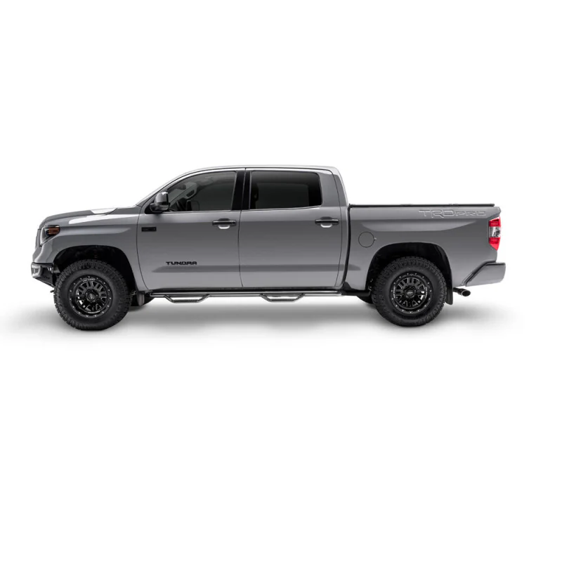 N-Fab Wheel To Wheel Side Steps Gloss Black Steel Model H0365 - Image 3