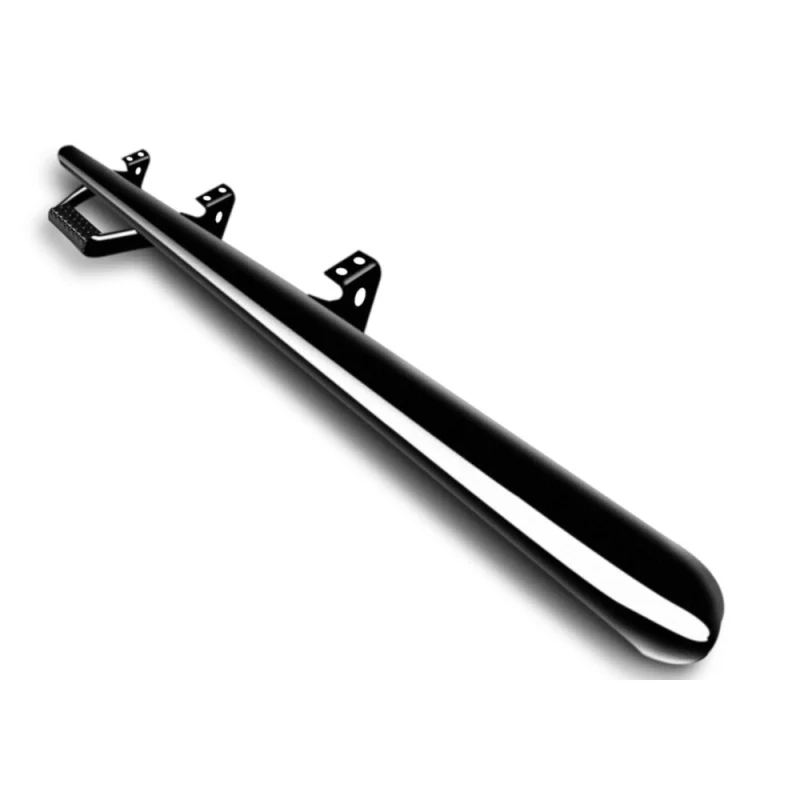 N-Fab Wheel To Wheel Side Steps Gloss Black Steel Model J9746