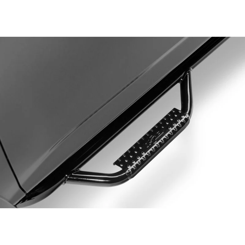 N-Fab Wheel To Wheel Side Steps Gloss Black Steel Model T1464R-GB - Image 2