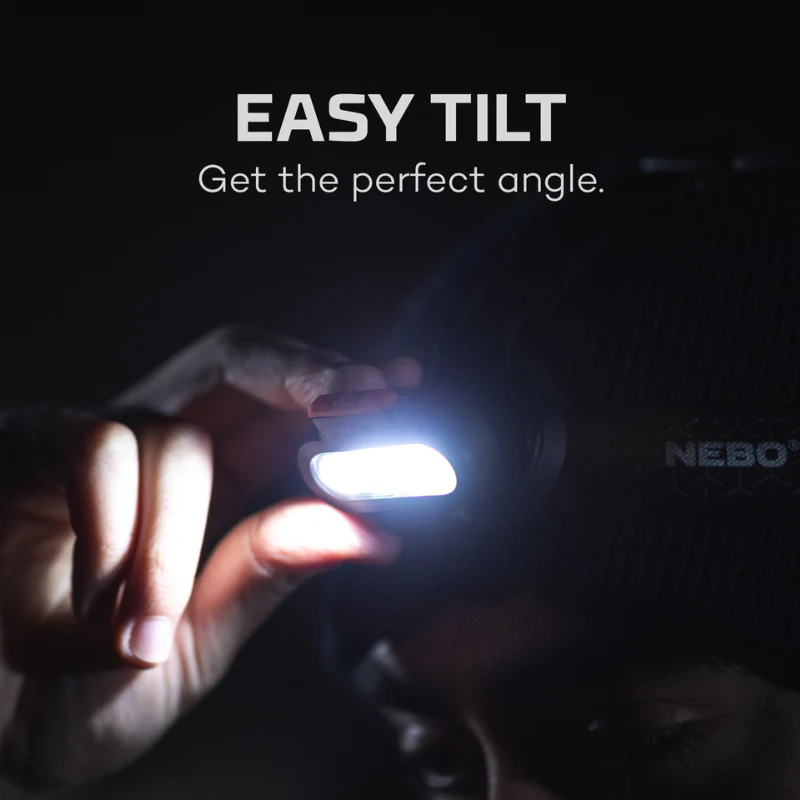 NEBO Einstein Rechargeable 1500 Lumen Headlamp featuring Flex Fuel Model NEB-HLP-0008 - Image 7