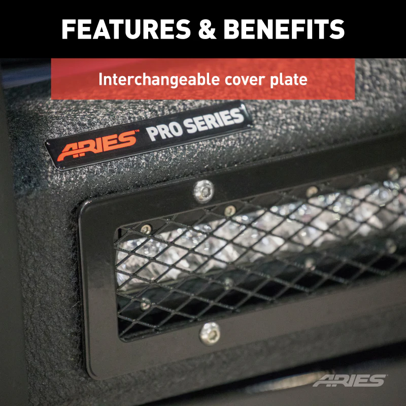 ARIES Pro Series Black Steel Grille Guard, Select Ford F-150 Model P3066 - Image 10