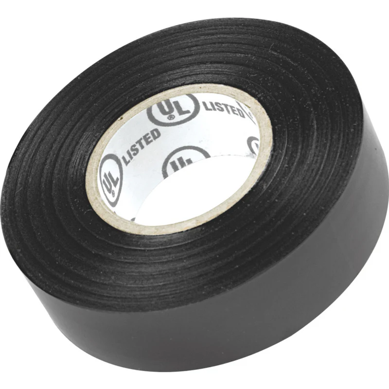 Performance Tool 3/4 In X 20 yds Black Electrical Tape QTY of 10 Model W502