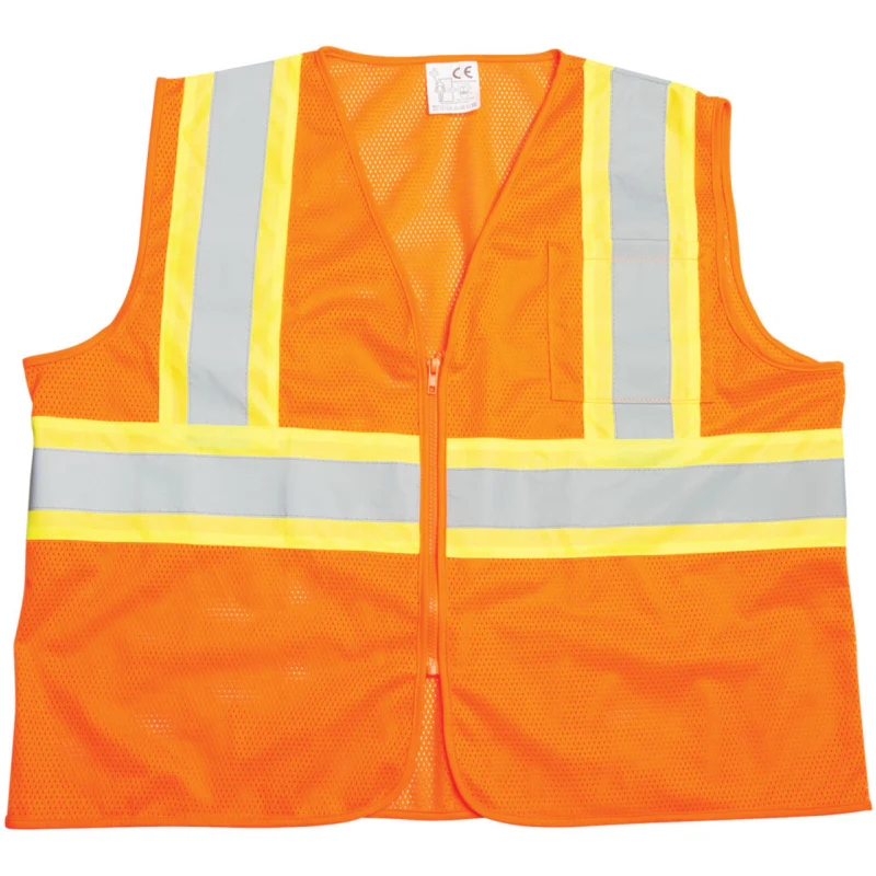 Performance Tool Class-2 High Visibility Safety Vest, XL Model 1985