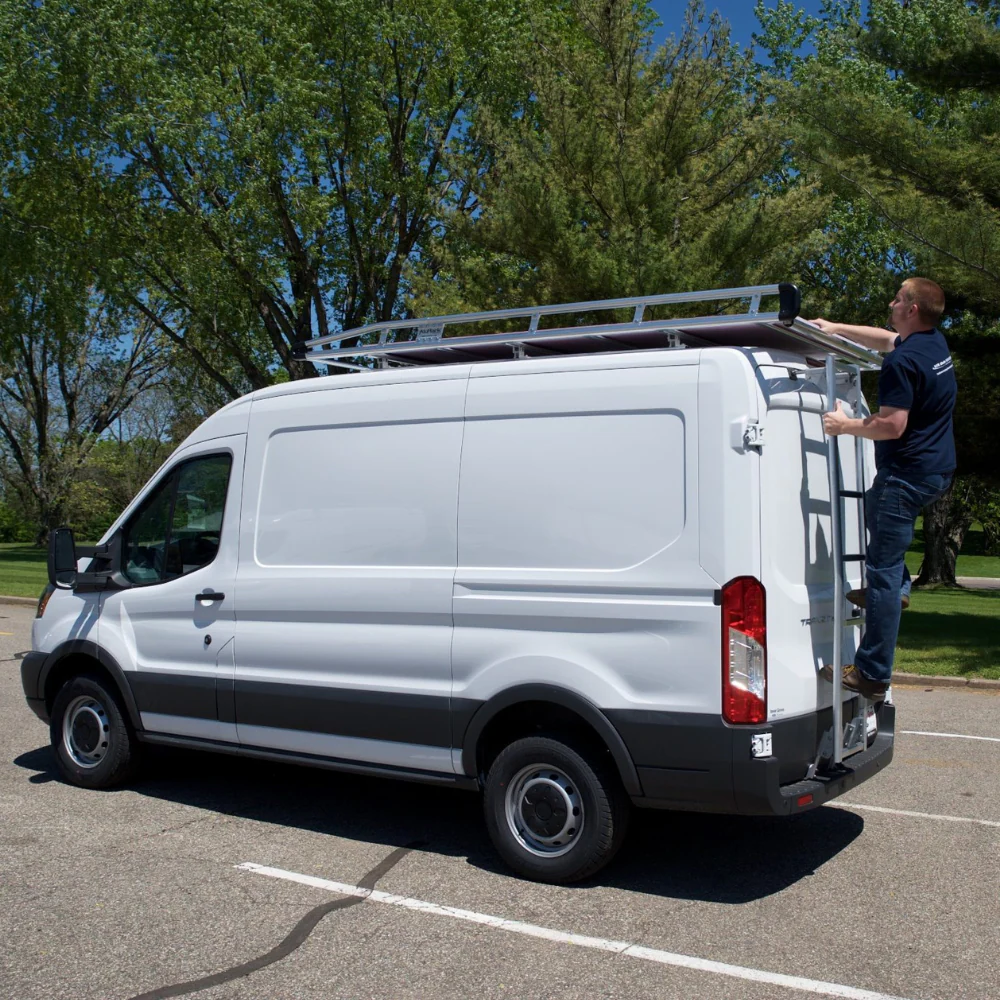 Prime Design Aluminum Rear Access Ladder for Ford Transit Mid Roof AAL-8009 - Image 5