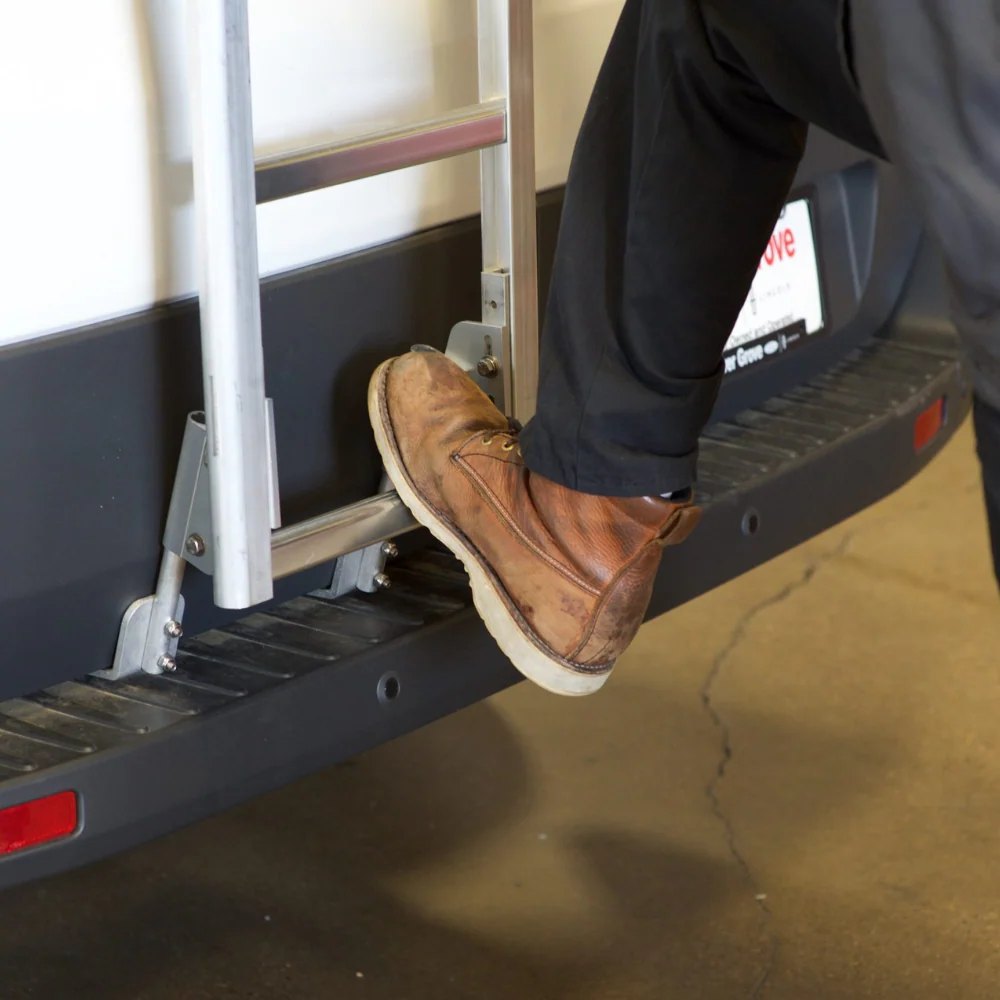 Prime Design Aluminum Rear Access Ladder for Mercedes Sprinter High Roof AAL-8003 - Image 9