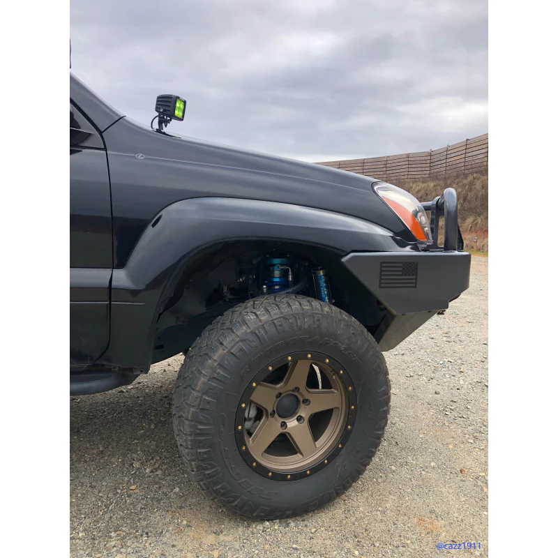 Rago Fabrication 2002-2009 1st Generation Lexus GX470 Ditch Light Mounts Model R0209LGXDIT - Image 9