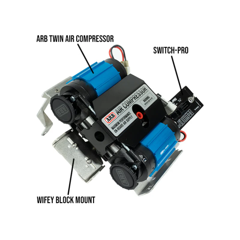 Rago Fabrication 2005-2009 4th Gen Toyota 4Runner Air Compressor Mount Model R0209T4RUARB-V8 - Image 9