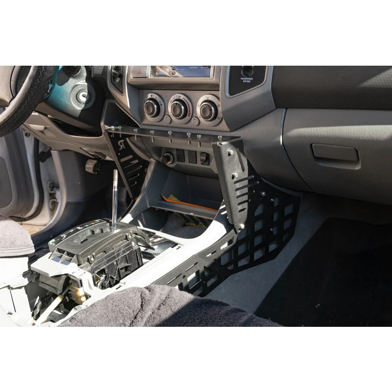 Rago Fabrication 2005-2015 2nd Gen Toyota Tacoma Center Console Molle Storage Panel Model R0515TTACCMP-P - Image 5