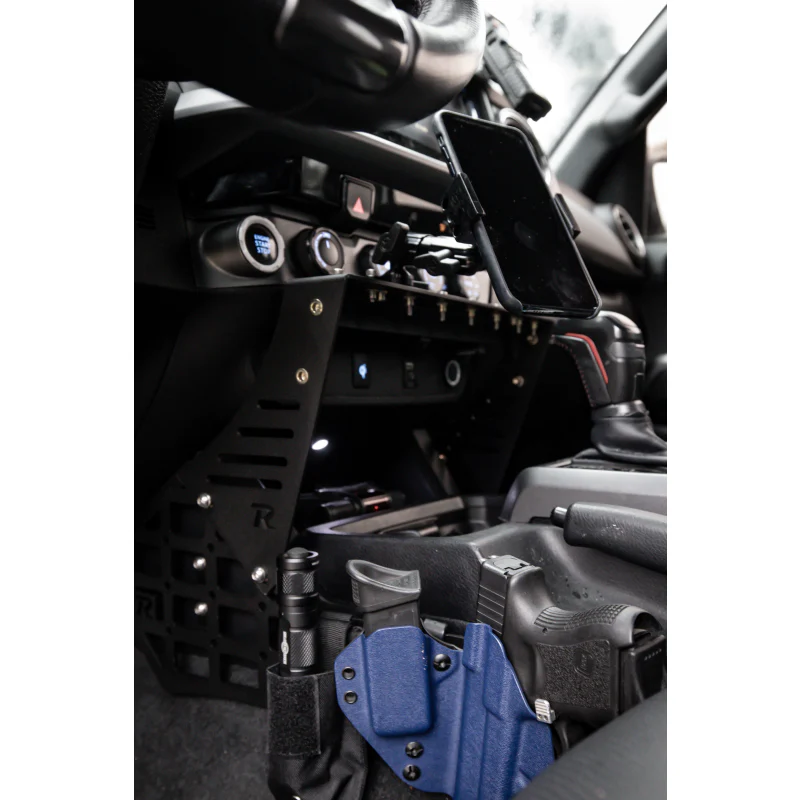 Rago Fabrication 2016-2023 3rd Gen Toyota Tacoma Center Console Molle Storage Panel Model R1619TTAUCCMP - Image 13