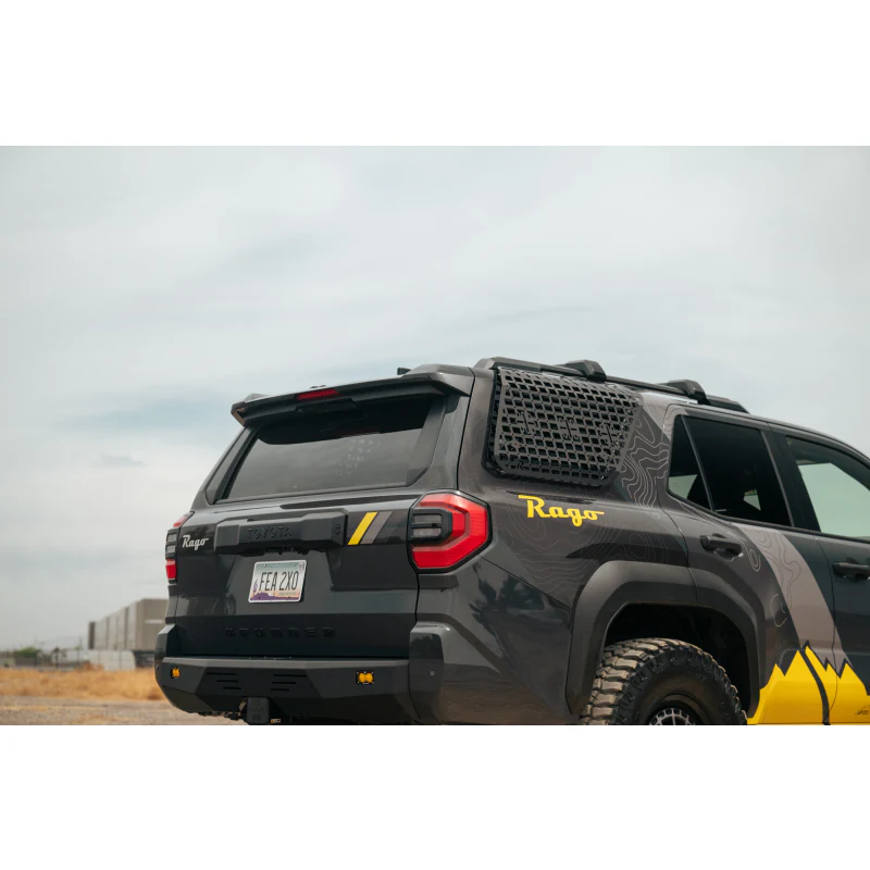 Rago Fabrication 2025+ Toyota 4Runner Exterior Molle Storage Panels for Factory Roof Rails - Passenger Side Model AC7109401NA - Image 2