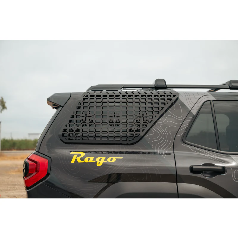 Rago Fabrication 2025+ Toyota 4Runner Exterior Molle Storage Panels for Factory Roof Rails - Passenger Side Model AC7109401NA - Image 4