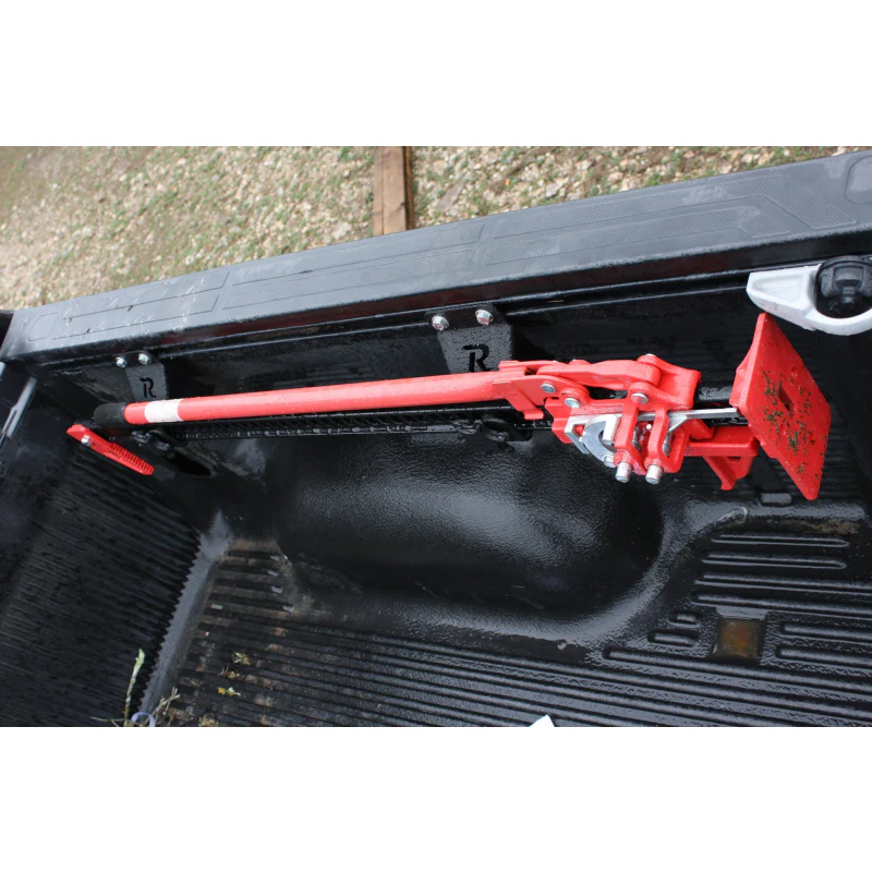 Rago Fabrication Toyota Tacoma & Tundra Bed Rail - Hi-Lift Jack Mounts Model R0000TBRHI - Image 6
