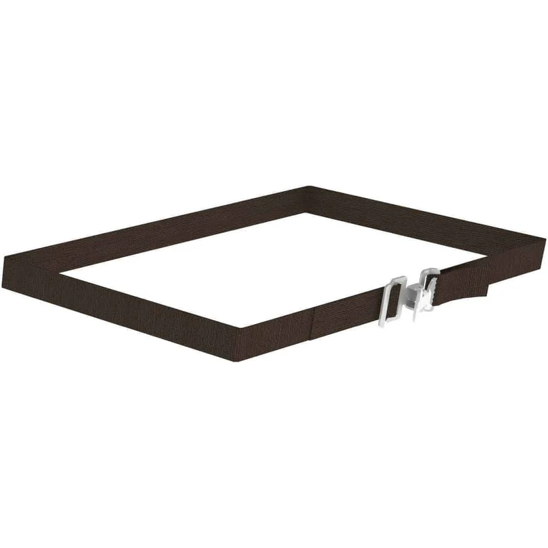 Ranger Design 1" Wide X 72" Long Nylon Strap Chrome Plated Buckle Black - Cargo Van Model 6098