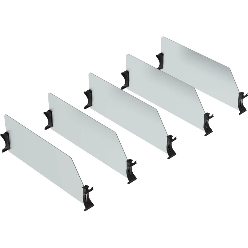 Ranger Design 16" Van Shelving Set of 5 Standard Dividers with Clips - 10 Bulk Pack Model 62-UDR16x10