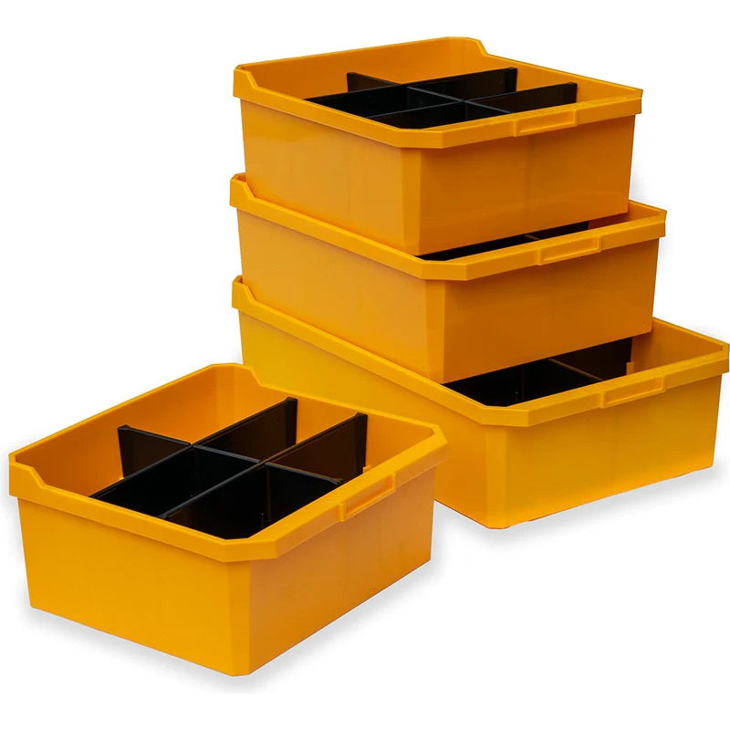 Ranger Design 18" Shelving Bin w/ Center Divider - 48 Bulk Pack Model 62-U1118x48 - Image 3