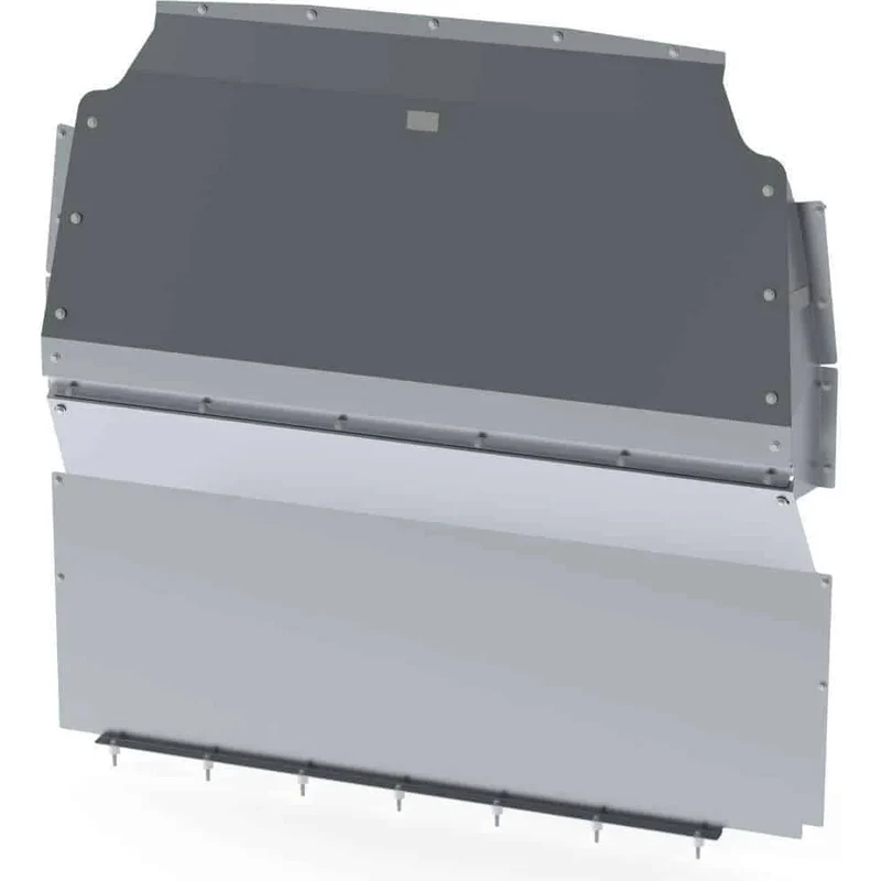 Ranger Design Aluminum Contoured Partition for Mercedes Sprinter Van Low Roof 144" Wheelbase - Solid Model 3010-DL