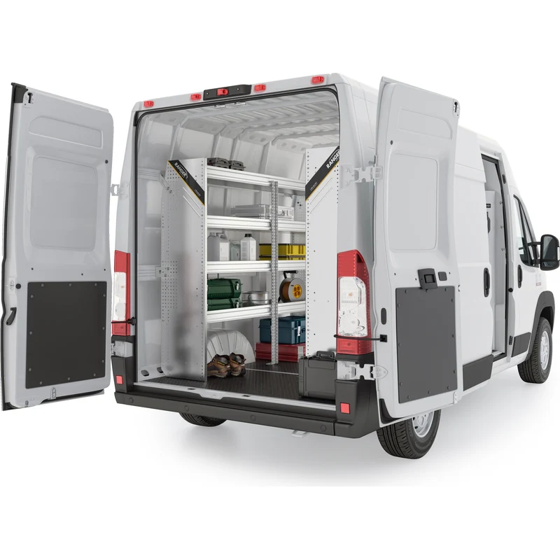 Ranger Design Aluminum Van Shelving Package for RAM ProMaster - 118" and 136" Wheelbase Model RPS-27 - Image 3