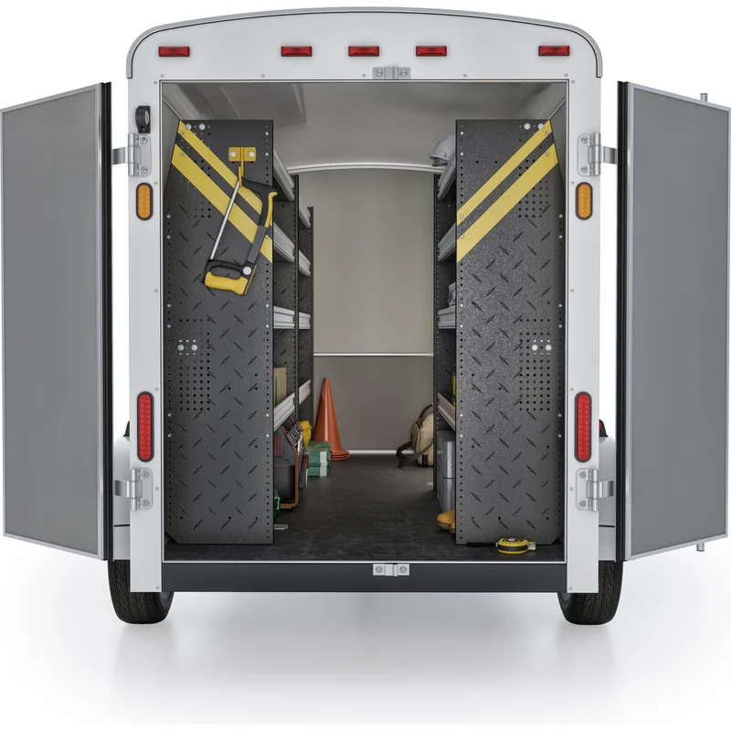 Ranger Design Contractor Van Shelving Package for 14' Box Truck - Enclosed Trailer Model BTL-10 - Image 5