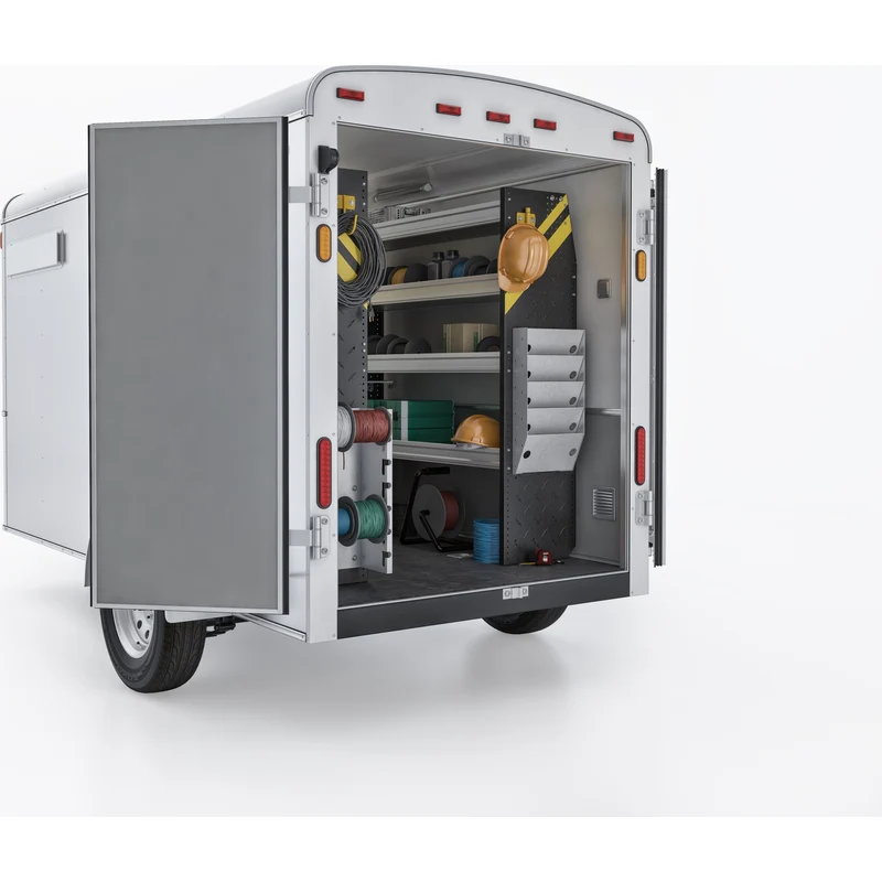 Ranger Design Electrician Van Shelving Package for 14' Box Truck - Enclosed Trailer Model BTL-11 - Image 4