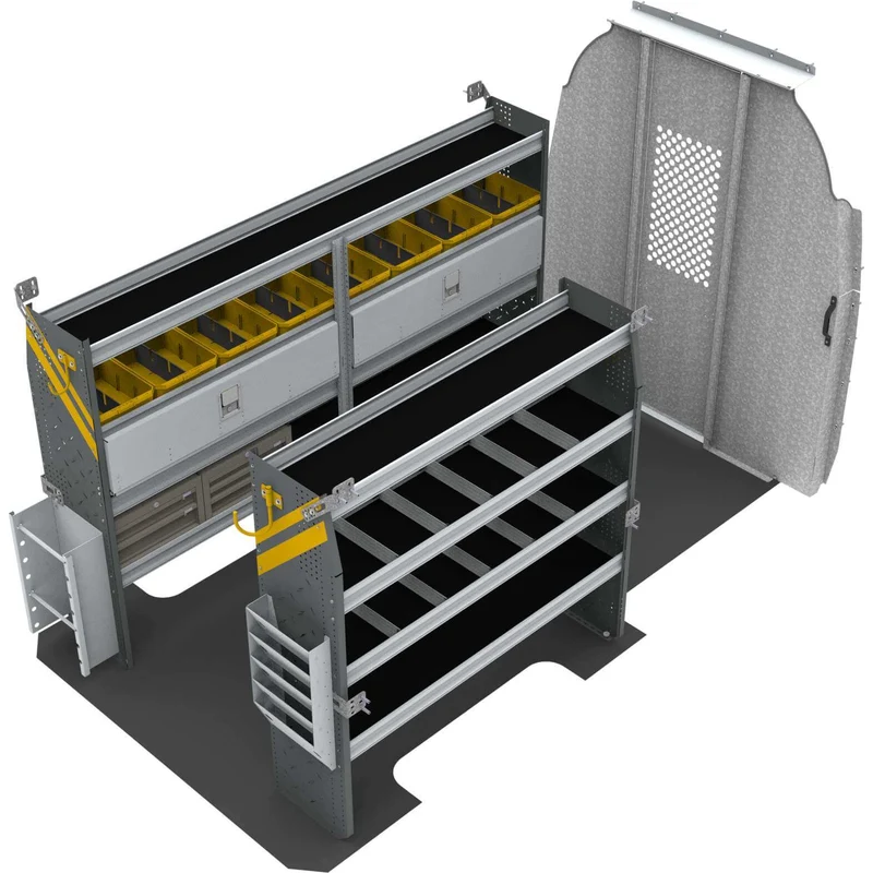 Ranger Design Electrician Van Shelving Package for Mercedes Sprinter 144" Wheelbase Model DHS-11