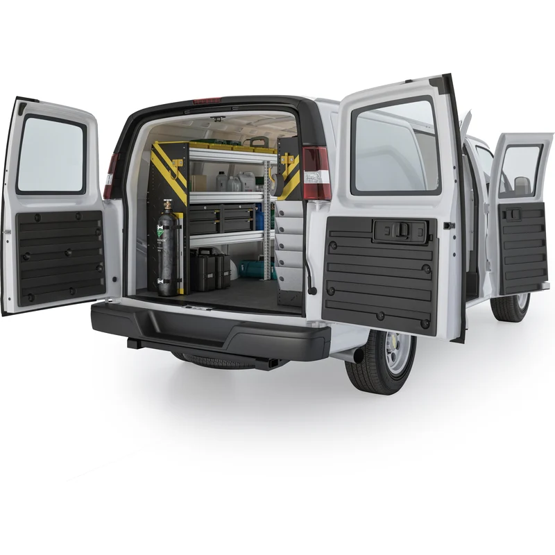 Ranger Design HVAC Van Shelving Package for Chevrolet Express 135" Wheelbase Model GSR-12 - Image 3