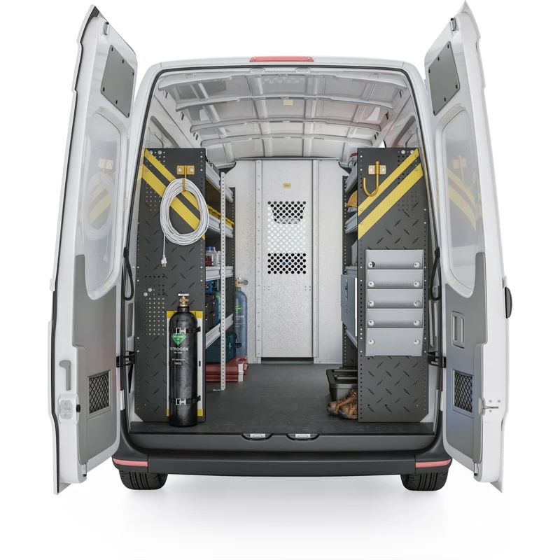 Ranger Design HVAC Van Shelving Package for Mercedes Sprinter 144" Wheelbase Model DHS-12 - Image 2