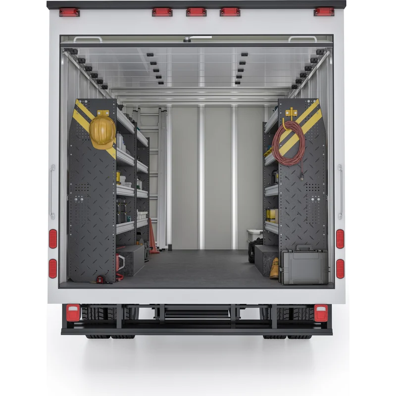 Ranger Design Mobile Service & Plumbing Van Shelving Package for 14' Box Truck-Enclosed Trailer Model BTL-16 - Image 5