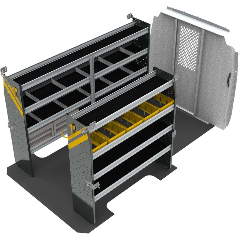 Ranger Design Mobile Service & Plumbing Van Shelving Package for Mercedes Sprinter 144" Wheelbase Model DLS-16