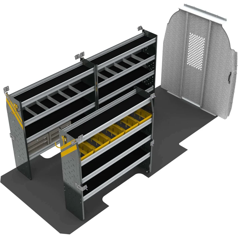 Ranger Design Mobile Service & Plumbing Van Shelving Package for Mercedes Sprinter 170" Wheelbase Model DHL-16