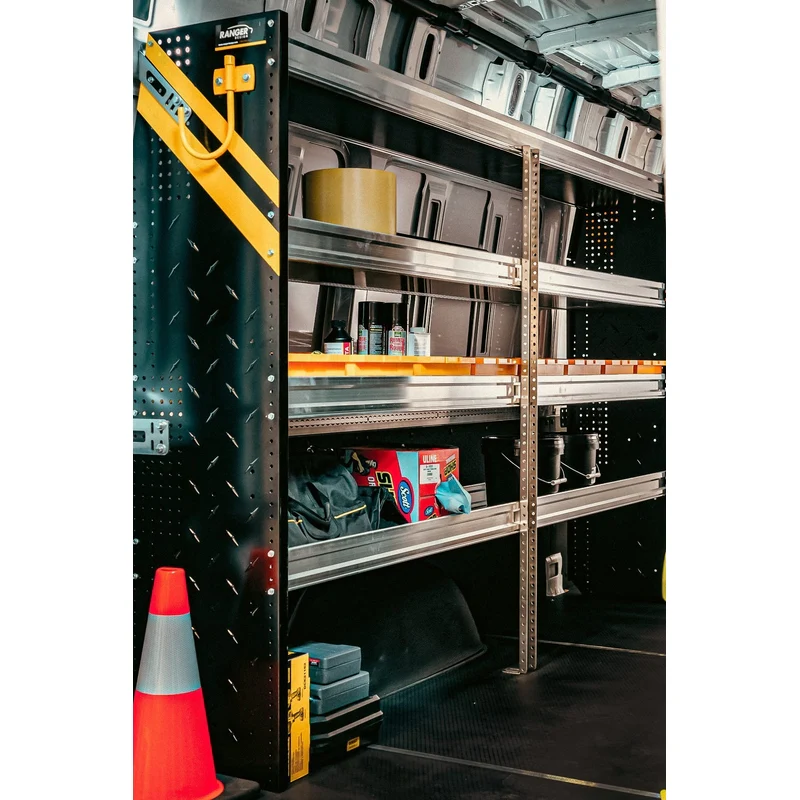 Ranger Design N5 4 Tray Steel Deep Van Shelving for High Roof Vans 20"x36"x62" Model N5-DS36-4 - Image 4