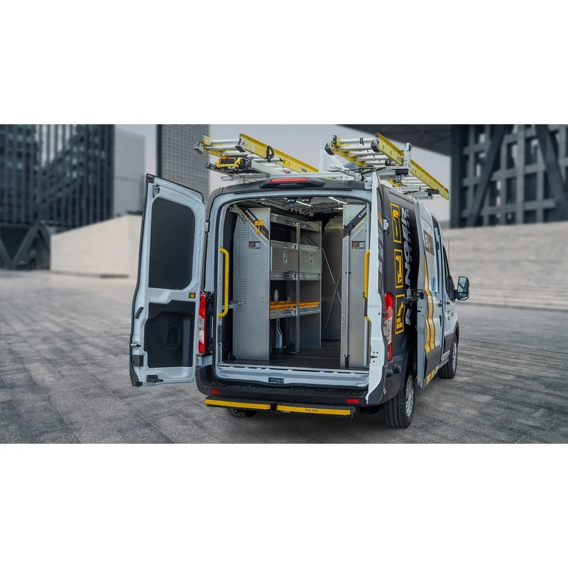Ranger Design N5 Composite 4 Tray Aluminum Van Shelving for High Roof Vans 16"x60"x62" Model N5-RA60-4C - Image 6