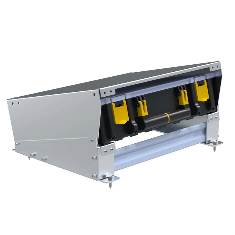 Ranger Design Partskeeper Aluminum Parts Organizer Carry Case w/ Floor-Mounted Holder 14"x17"x8.5" Model 62-U5072