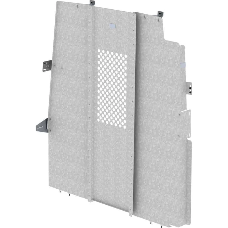 Ranger Design Steel Straight Door Partition for GM Savana / Chevy Express  Standard Roof 135" & 155" Wheelbase - No Access w/ Perforated Window Model C20-GS