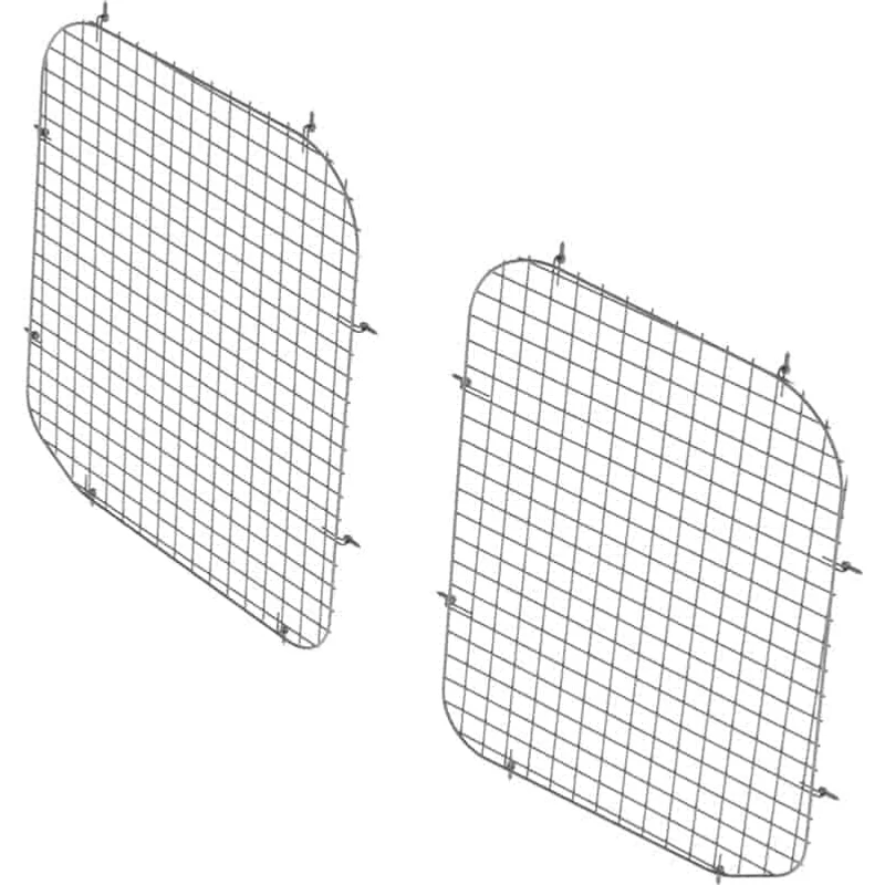 Ranger Design Window Grill Set for Ford Transit Mid Roof / High Roof - 2 Rear Model 6121