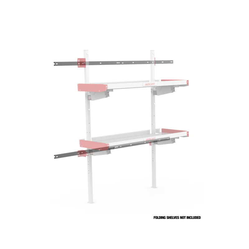 (REQUIRED)Weather Guard Folding Shelf Mounting Rails RAM ProMaster all WB Driver Front Model DRRPAF - Image 2
