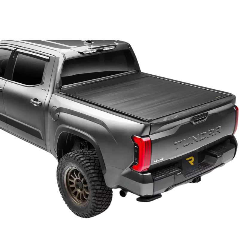 Retrax EQ Electric Retractable Tonneau Cover W/ T-Slots Rails With Deck Rail System Without Stake Pockets Model EQ0863