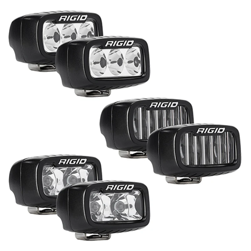 Rigid Industries 2021+ Bronco Mod Bumper Triple SAE SR-M Fog Light Kit Model 46731 - Image 3