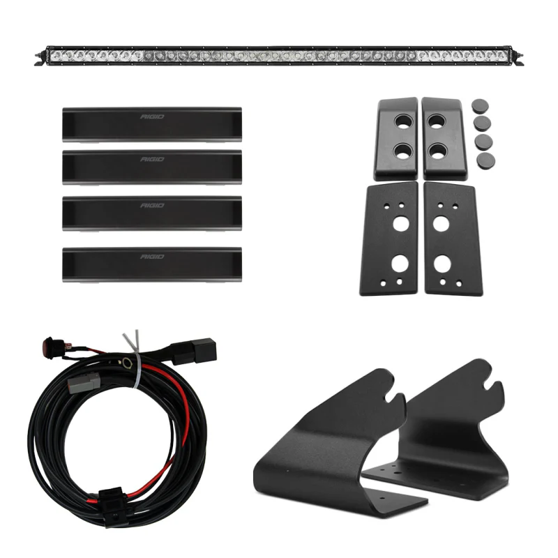 Rigid Industries 2021 Bronco Roof Line Light Kit with a SR Spot/Flood Combo Bar Included Model 46724