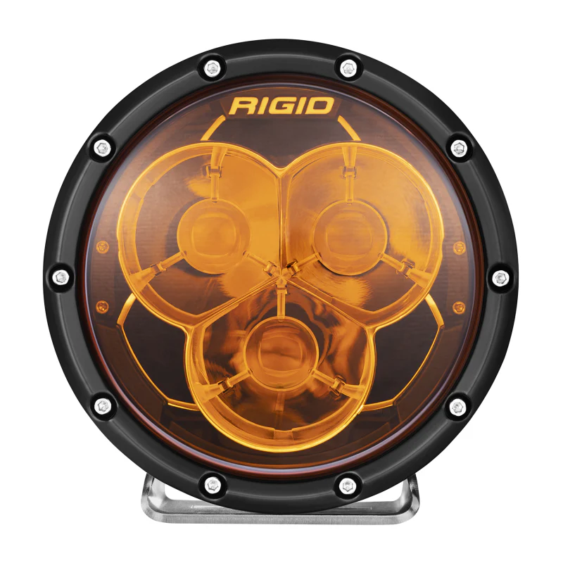 Rigid Industries 6 Inch 360-Series Laser Amber PRO with Precision Spot Optics and Amber backlight Model 36212 - Image 3