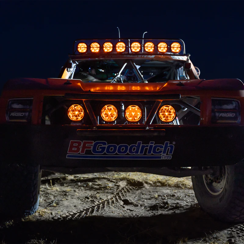 Rigid Industries 6 Inch 360-Series Laser Amber PRO with Precision Spot Optics and Amber backlight Model 36212 - Image 5