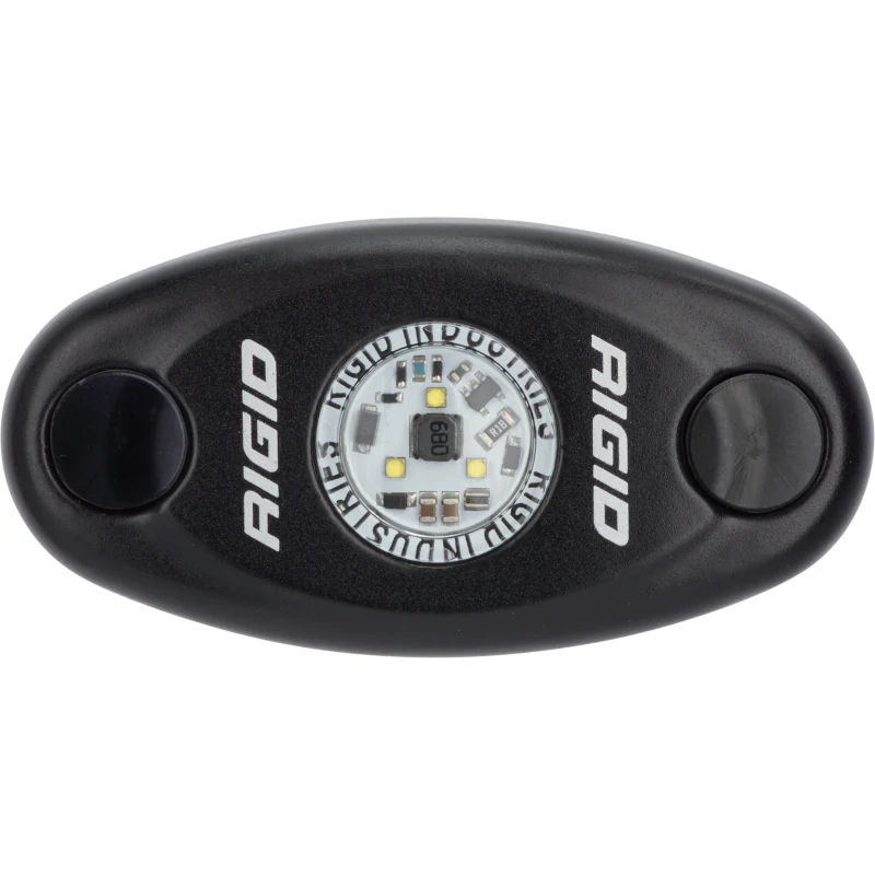 Rigid Industries A-Series LED Light, High Power, Blue, Black Housing, Single Model 480113 - Image 2