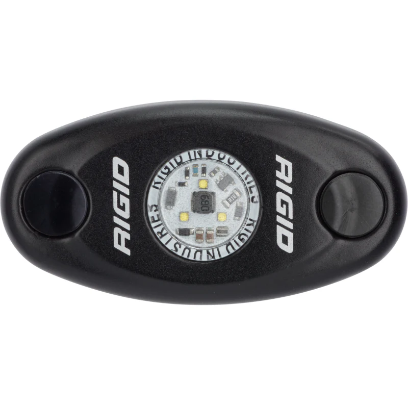 Rigid Industries A-Series LED Light, Low Power, Red, Black Housing, Single Model 480043 - Image 2