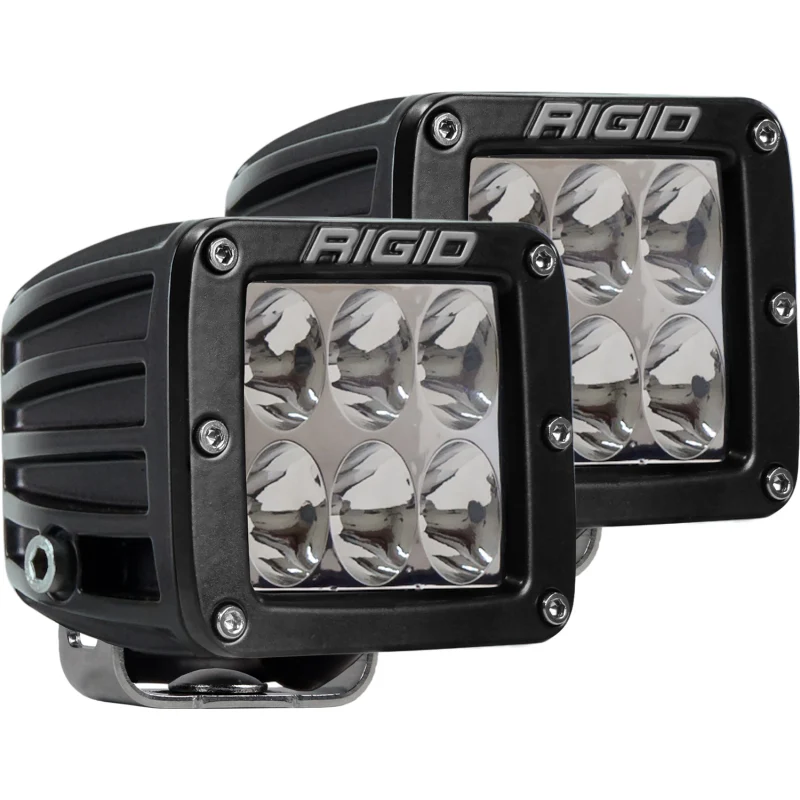 Rigid Industries D-Series PRO LED Light, Driving Optic, Surface Mount, Black Housing, Pair Model 502313