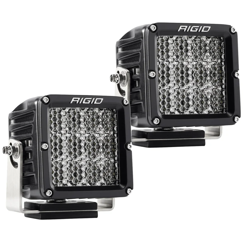 Rigid Industries D-XL PRO LED Light, Driving Diffused, Surface Mount, Black Housing, Pair Model 322713