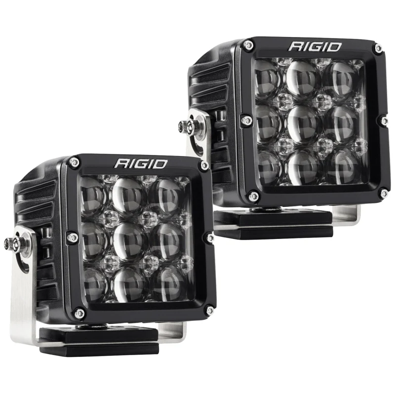 Rigid Industries D-XL PRO LED Light, Hyperspot Optic, Surface Mount, Black Housing, Pair Model 322413