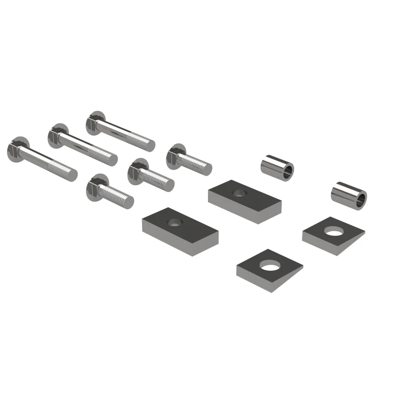 B&W Trailer Hitches Custom Installation Kit For Universal Mounting Rails For Some Toyota Trucks Model RVR3204