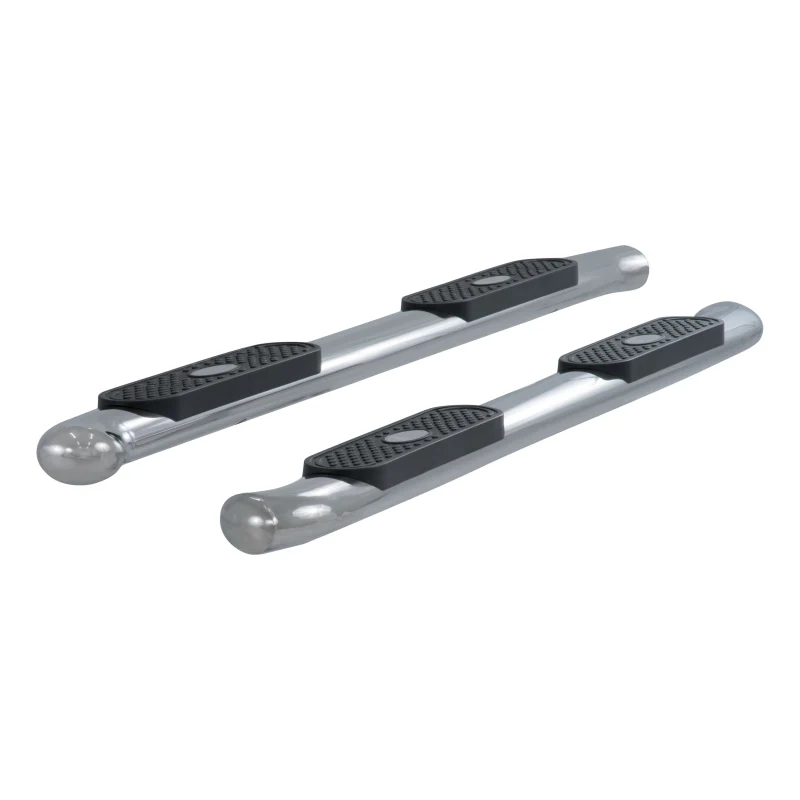 ARIES 4" Polished Stainless Oval Step Nerf Bars Model S223015-2