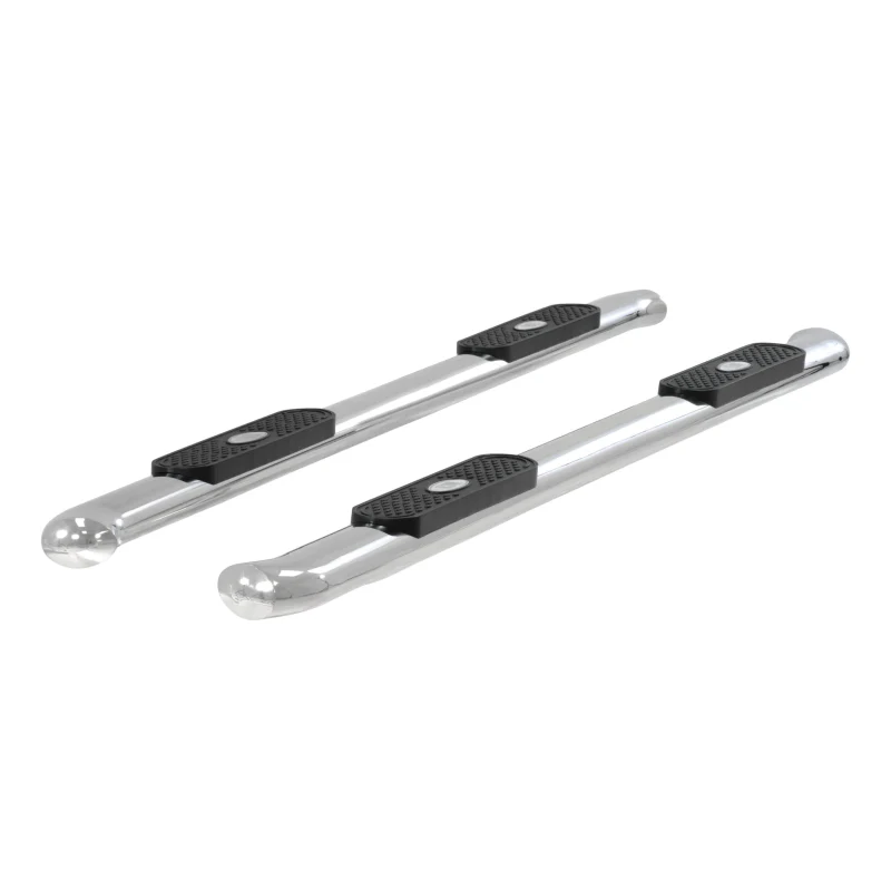 ARIES 4" Polished Stainless Oval Step Nerf Bars Model S223043-2
